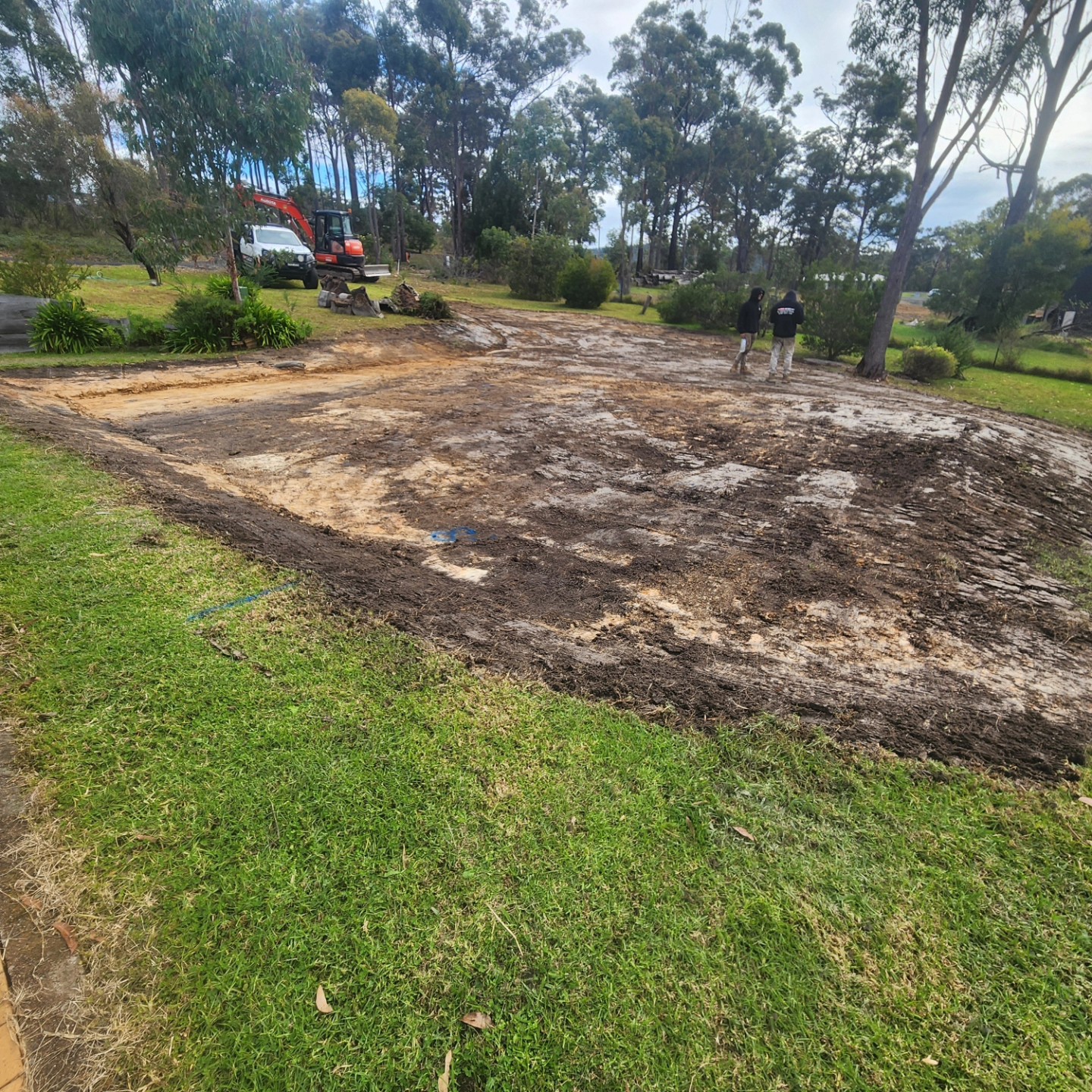 Foundation excavation