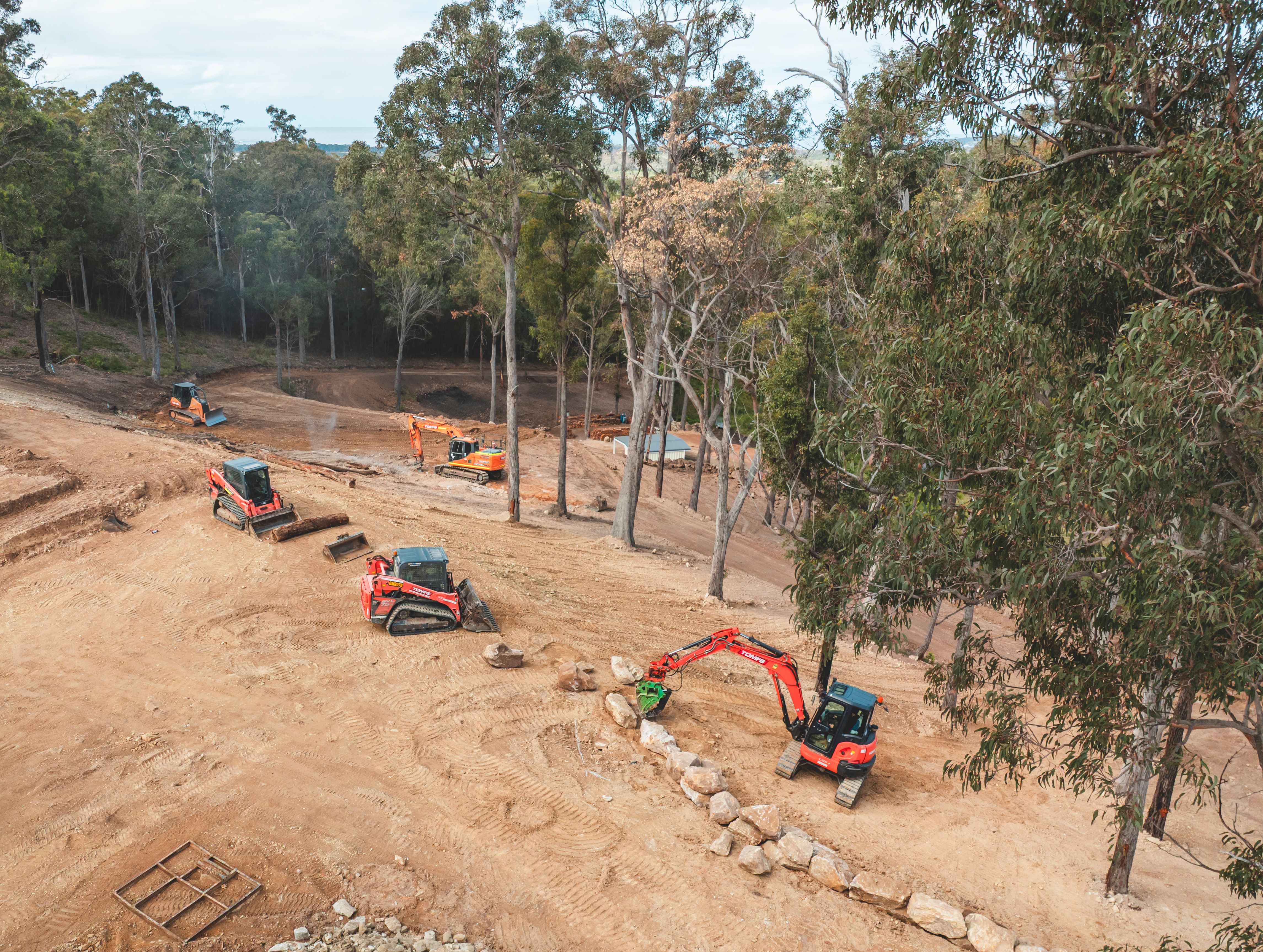 Excavation equipment showcase
