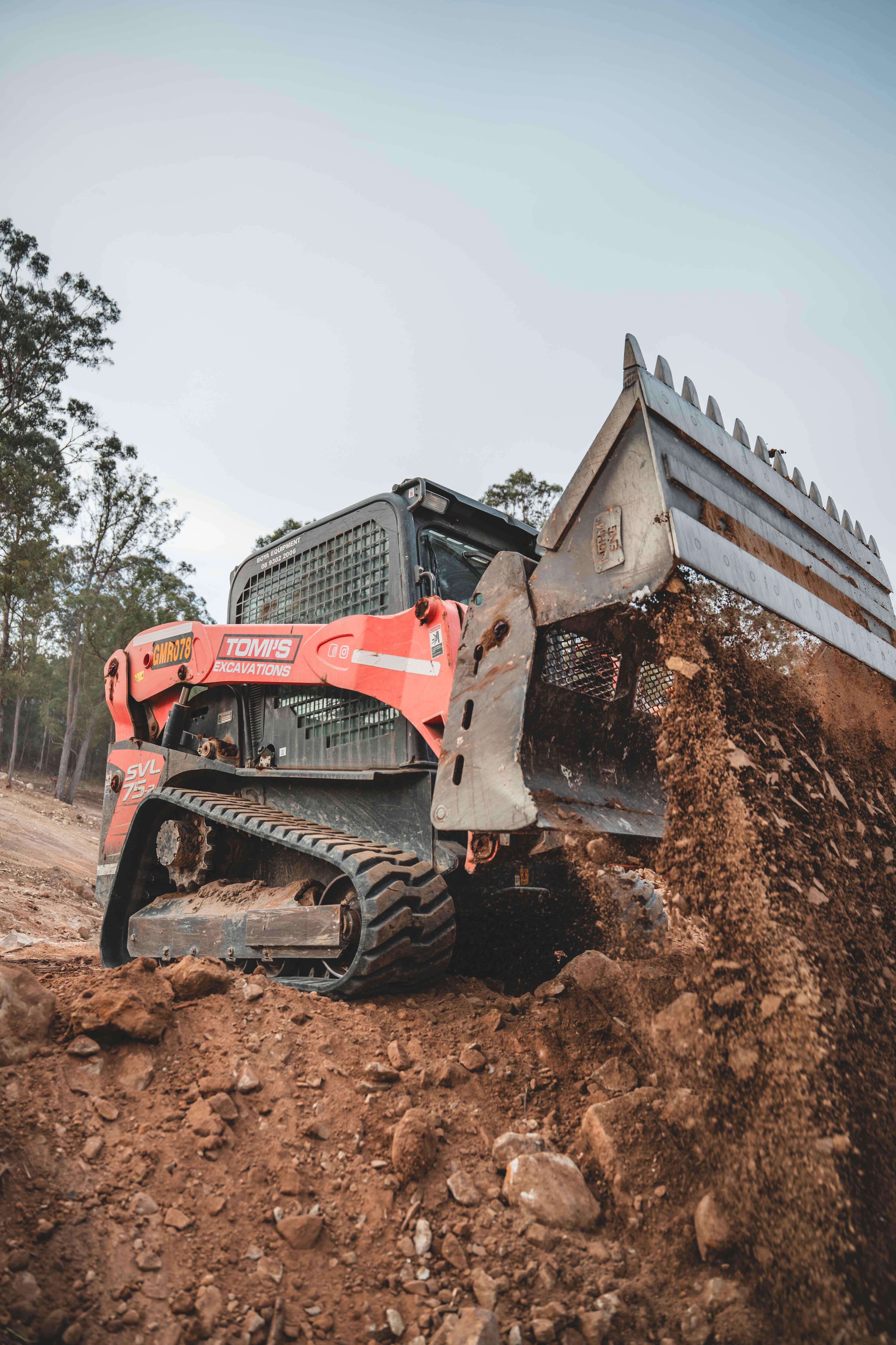 Bobcat equipment in action